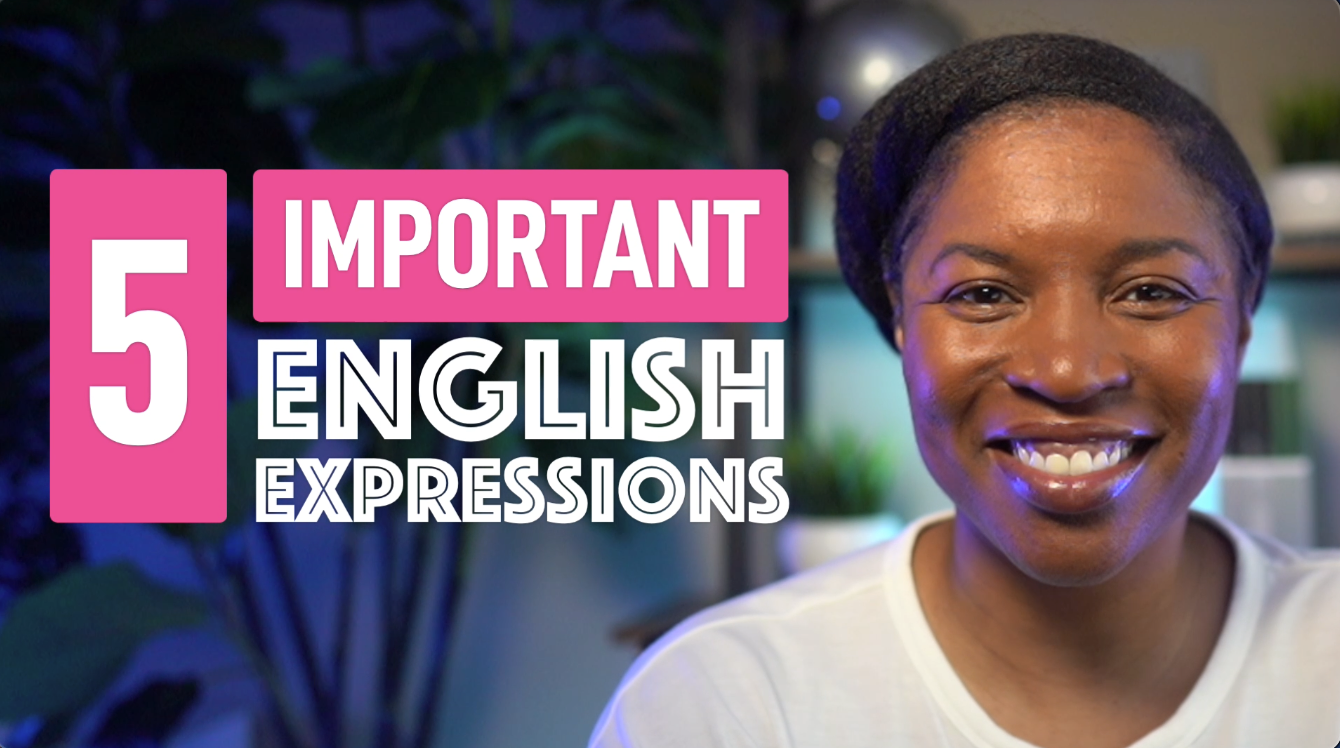 5 IMPORTANT ENGLISH EXPRESSIONS - Speak English with Tiffani